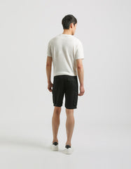 Bermuda cargo 100% cotone|Colore:Nero
