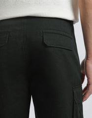 Bermuda cargo 100% cotone|Colore:Nero