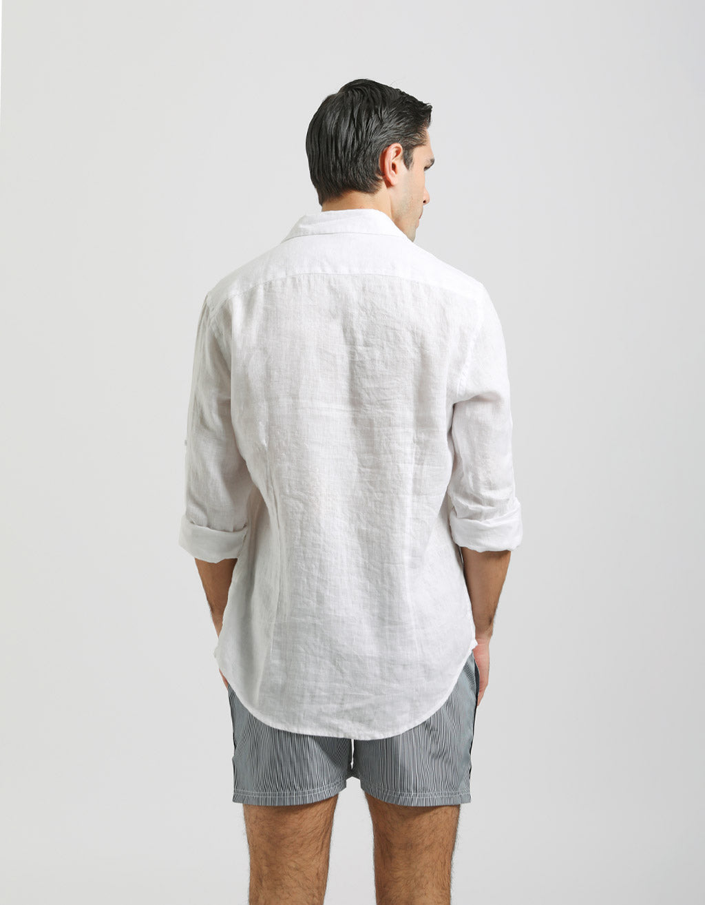 Costume a righe|Colore:Denim