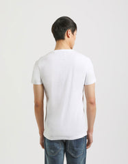 T-shirt 100% cotone con stampa|Colore:Bianco