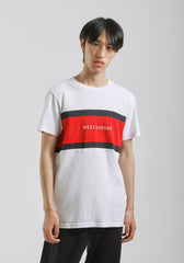 T-shirt colorblock|Colore:Bianco