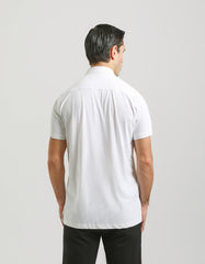 Stretch fabric half sleeve shirt