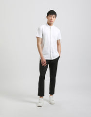 Stretch fabric half sleeve shirt
