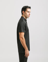 Stretch fabric half sleeve shirt