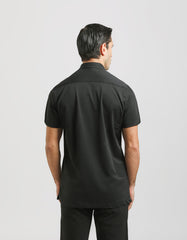 Stretch fabric half sleeve shirt