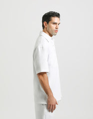 Half-sleeve shirt with large pockets