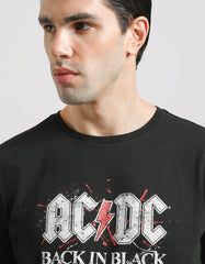 Printed t-shirt "AC/DC"