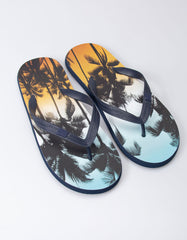 Infradito con stampa|Colore:Blue