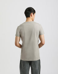 T-shirt 100% cotone con stampa|Colore:Grigio medio