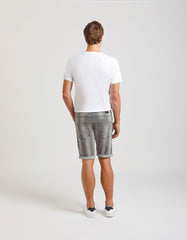 Bermuda di jeans slim fit grigio|Colore:Jeans grigio