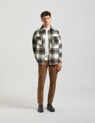 Plaid shirt jacket