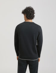 Basic double neck sweater