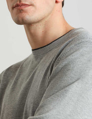 Basic double neck sweater