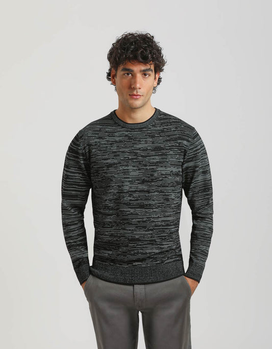 Basic double neck sweater