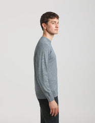 Viscose blend crewneck sweater