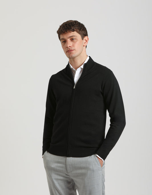 Zipped cardigan