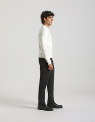 Micro patterned chino pants