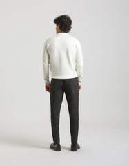 Micro patterned chino pants