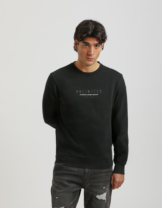Crewneck sweatshirt 100% cotton