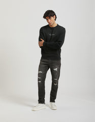Crewneck sweatshirt 100% cotton