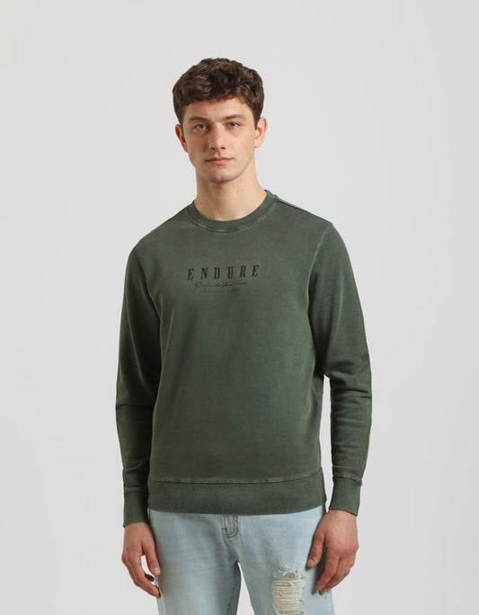 Crewneck sweatshirt 100% cotton