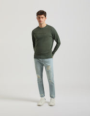 Crewneck sweatshirt 100% cotton