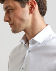 Camicia tinta unita 100% cotone