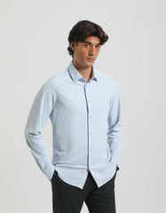 Basic shirt in stretch fabric