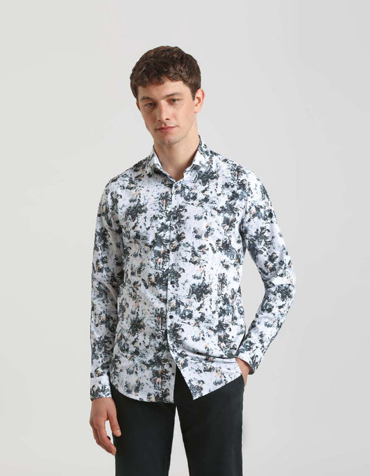 Camicia fantasia easy care