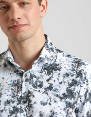 Camicia fantasia easy care