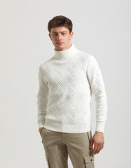 Maglia collo alto 100% cotone