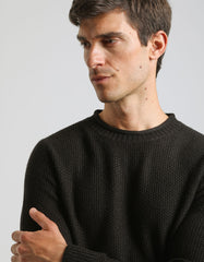 Mock neck with roll neck