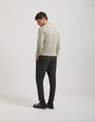 Plaid patterned chino pants