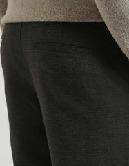 Plaid patterned chino pants