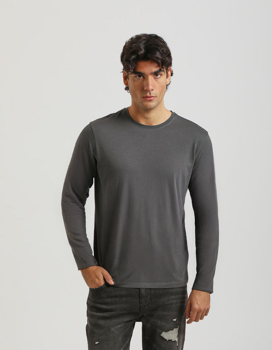 T-shirt manica lunga 100% cotone