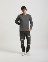 T-shirt manica lunga 100% cotone