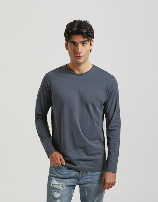 T-shirt manica lunga 100% cotone