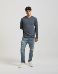 T-shirt manica lunga 100% cotone