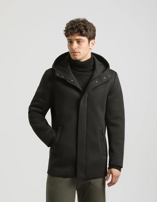 Hooded coat