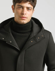 Hooded coat