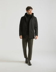 Hooded coat