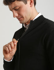 Zipped cardigan