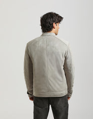 Leather effect biker jacket