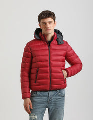 Padded jacket with hood