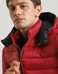 Padded jacket with hood
