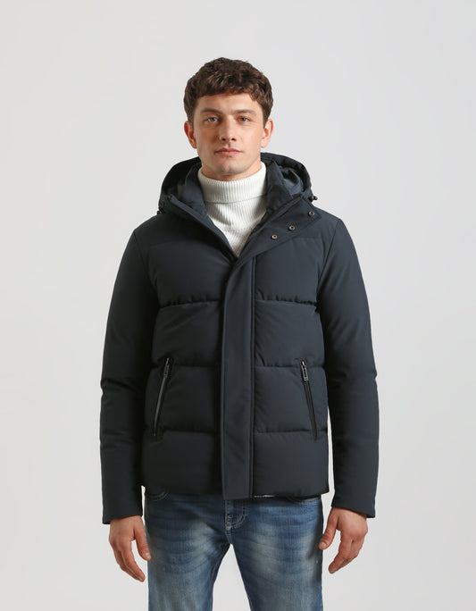 Padded jacket with hood