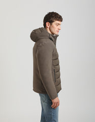 Padded jacket with hood