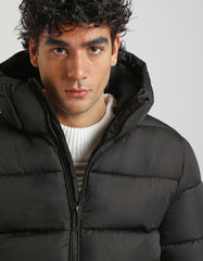 Padded jacket with hood