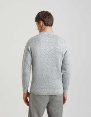 Long-sleeved viscose-blend polo shirt