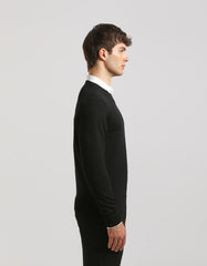 Viscose blend crewneck sweater